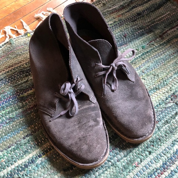 clarks desert boot slate grey